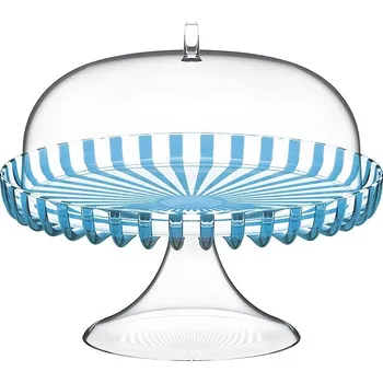 Guzzini Stojan na dort s poklopem Dolce Vita Turquoise