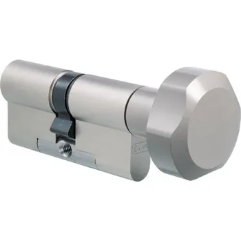 Vložka do dveří EVVA Bezpečnostní cylindrická vložka EPS-M s knoflíkem (RC 4) Rozměry vložky: 46/46