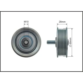 Vratná/vodicí kladka, klínový žebrový řemen Caffaro 500224