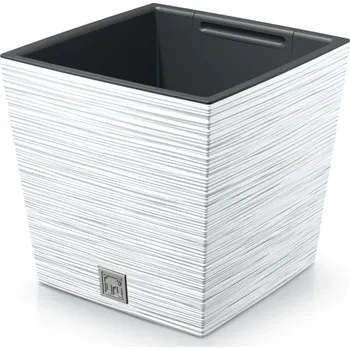 Prosperplast Furu Square Low DFS240 24 cm, bílý