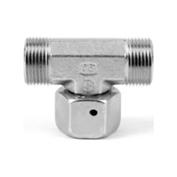 Instalatérský materiál Parker NEREZ T-hrdlo ET otočné připojení EO24° pro trubku 25mm, závit - M36x2