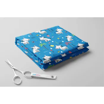 Softshell letní, Zebry Barva: Tyrkysová