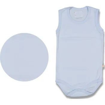 Kojenecký body Dětské body modré Puntíky 74