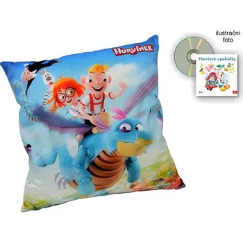 Polštář Polštář+CD Hurvínek 30x30, Drak