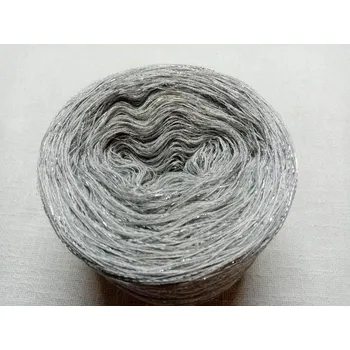 Příze Břidlice 2-nitka 1200m s lurexem (Duhové klubko s lurexem Břidlice)