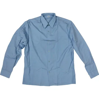 Pánská košile ČESKÝ VÝROBCE Košile modrá s dlouhými rukávy Civilní obrana Velikost: 170/39-40