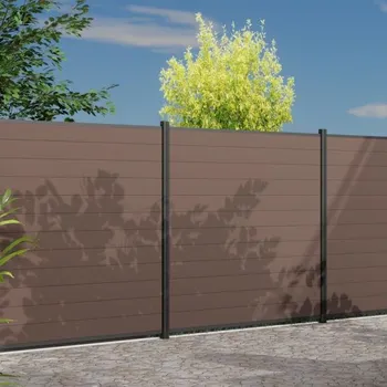 Plot Set panelů HoriZen Prime 1780 x 1830 mm, hnědá, 12 desek