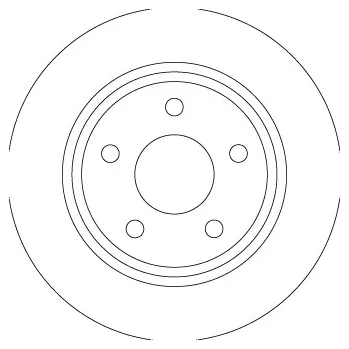 Brzdový kotouč Brzdový kotouč TRW DF6556