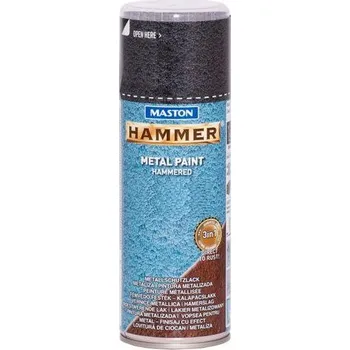 Barva ve spreji Spraypaint Hammer hammered Silver 400ml nátěr na rezavé i nové kovové povrchy ve spreji