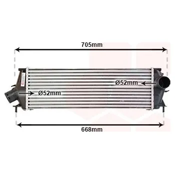 Motor automobilu Chladič turba VAN WEZEL 43004456