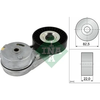 Napínák, žebrovaný klínový řemen INA 534 0124 30