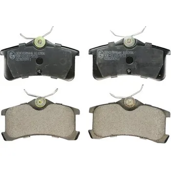 Brzdová destička Sada brzdových destiček, kotoučová brzda DENCKERMANN B110936