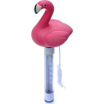 Teploměr plovoucí se zvířátkem - Plameňák