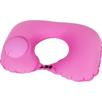 Skladný nafukovací cestovní polštářek Barva: Růžová