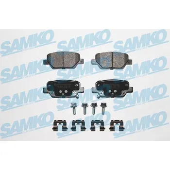Brzdová destička Sada brzdových destiček, kotoučová brzda SAMKO 5SP1951K