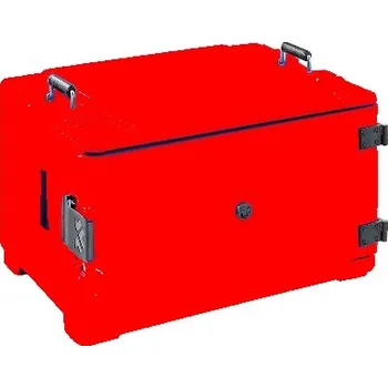 Termobox TERMOPORT AL 200 GN 1/1 MELANGE ŠEDÁ Červená