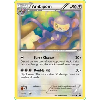 Sběratelská karetní hra Ambipom 091/114 - Steam Siege Typ karty: Non-Holo