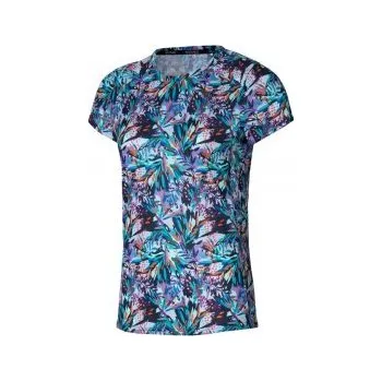 Pánské tričko Mizuno Two Loop Tee Print 32GAA20598 S; Modrá triko + DÁREK DLE VÝBĚRU!