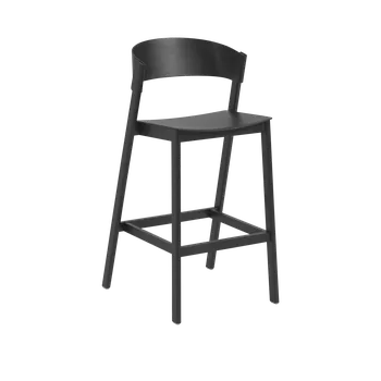 Barová židle Barová židle Muuto COVER BAR STOOL - zvolte provedení Barva židle: Černá