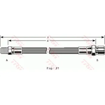 Brzdová hadice Brzdová hadice TRW PHB119