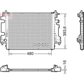 Chladič motoru Chladič, chlazení motoru DENSO DRM23113