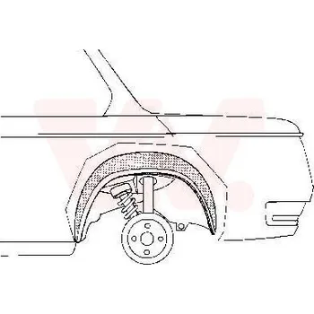 Podběh karosérie Podběh kola VAN WEZEL 0602.47