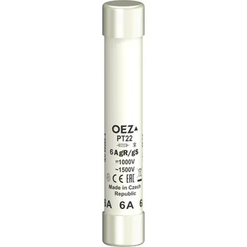 OEZ LETOHRAD OEZ Pojistková vložka,PT22 6A gR/gS OEZ:08341