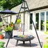 Příslušenství pro gril Závěsný gril na trojnožce BBQ Tripod 172 cm