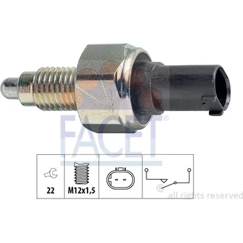 Auto-moto Spínač, světlo zpátečky FACET 7.6252