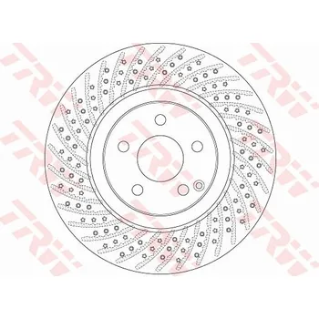 Brzdový kotouč Brzdový kotouč TRW DF6433S