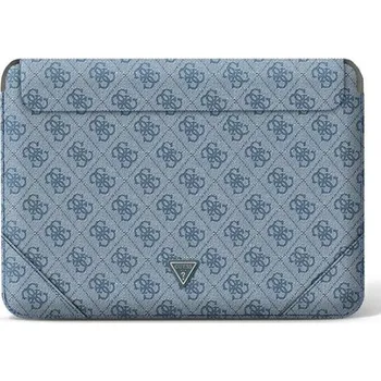 brašna na notebook Guess pouzdro 13/14" modré logo 4G Uptown Triangle