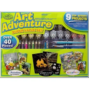 Výtvarná sada Velká sada tvoření Art Adventure - Zelená