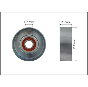 Napínací kladka, žebrovaný klínový řemen Caffaro 500487