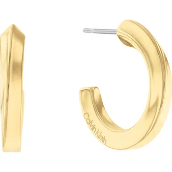 Náušnice Calvin Klein Půvabné pozlacené náušnice Sculptural 35000311 + 2 měsíce na vrácení zboží