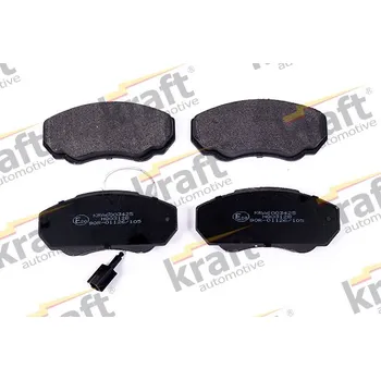 Brzdová destička Sada brzdových destiček, kotoučová brzda KRAFT 6003425