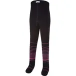 Punčocháče Outlast® - černá/růžová Velikost: 62-68