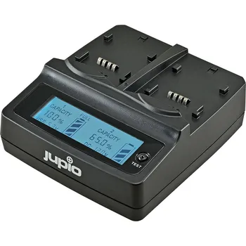 Nabíječka Jupio Duo Charger 45W pro 2 Li-Ion baterie - univerzální (při použití redukcí) JDC0010V2