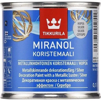 Lak na dřevo Tikkurila MIRANOL DECORATIVE SILVER 0,1 L