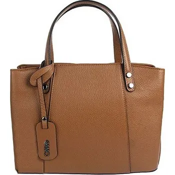 Kabelka Dámská kožená hnědá kabelka EC021 (Moderní dámská kožená kabelka)