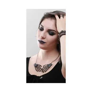 Náhrdelník Náhrdelník kostlivcovy hnáty černé