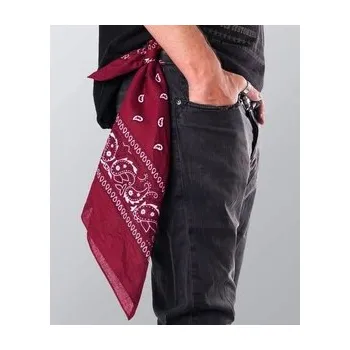 Šátek Šátek s paisley vzorem bordó