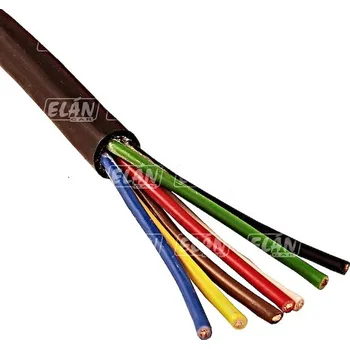 Přívěs Kabel v metráži - CYA 7 x 1.5mm černá