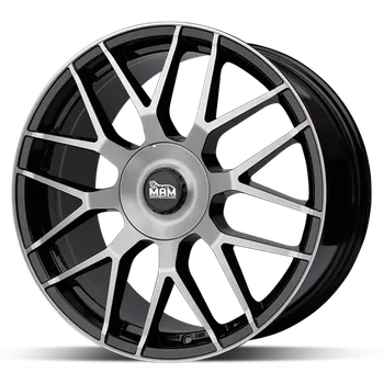 Disk Alu disk MAM GT1 BFP 8,5x19 5x112 ET30 černý leštěný