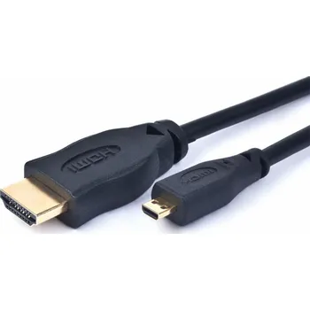 Video kabel GEMBIRD Kabel HDMI - HDMI Micro 4,5m (v1.3, M/M, stíněný, zlacené kontakty)