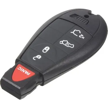 Auto elektroinstalace Náhradní obal klíče pro Chrysler, Jeep 4+1 -tlačítkový, 48CH104