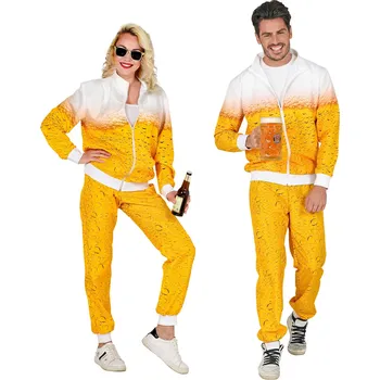 Karnevalový kostým Šusťáková souprava Pivo Pánská velikost: XL (54-56)