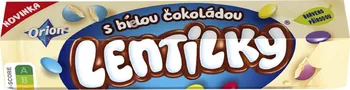 Bonbon Orion Lentilky s bílou čokoládou 34 g