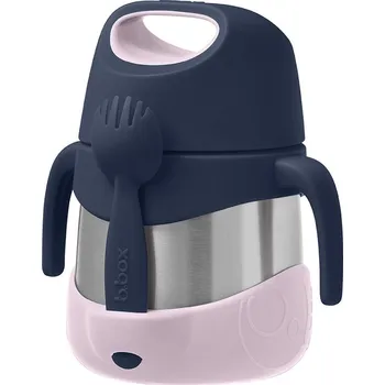 Termoska Dětská termoska na jídlo, 335ml, b.box, indigo/růžová