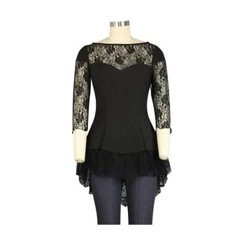 Gotický top dámský Orchid