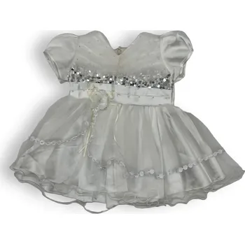 Dívčí šaty New Fashion Dívčí bílé šaty 01 Barva: Bílá, Velikost: 86